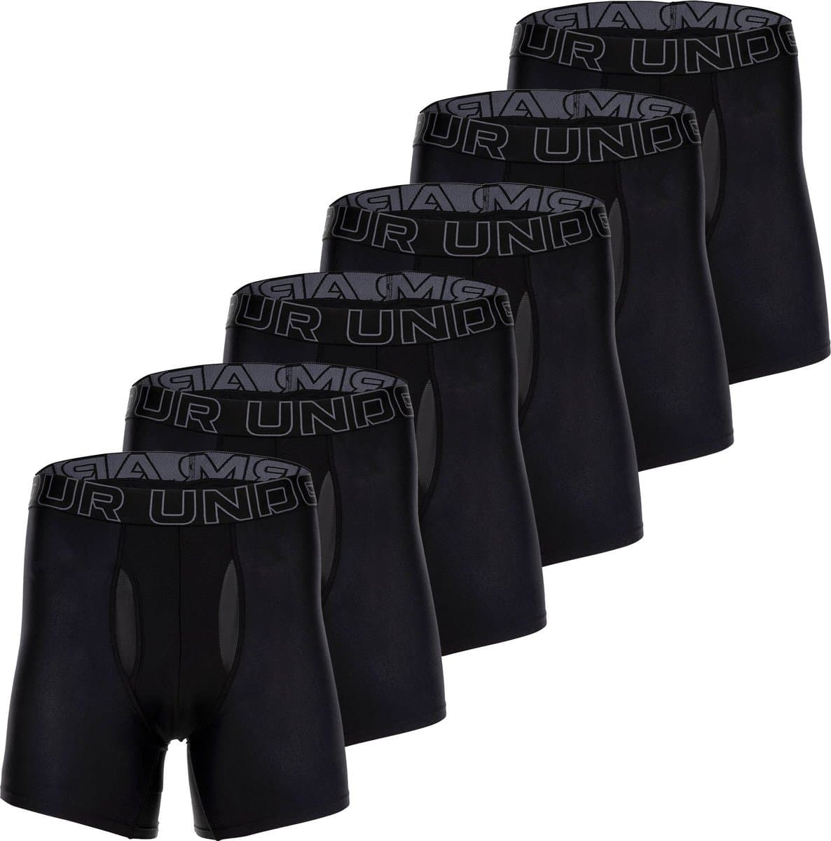 Under Armour Boxershorts UA PERFORMANCE TECH - SOLID 6 IN 6PK Set van 6 (EAN: 4262497476133): 👕 Wat maakt deze boxershorts zo bijzonder