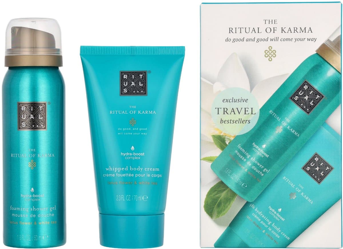 Rituals Karma Giftset 120 ml - 48h Hydrating Body Cream 70 ml/Foaming Shower Gel 50 ml (EAN: 8719134210972)