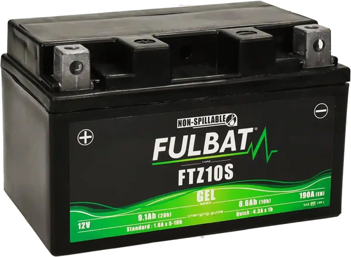 Fulbat YTZ10S Scooter Accu 12V 8.6Ah – Gel SLA Accu | Onderhoudsvrij & Gebruiksklaar (EAN: 3564095506368)