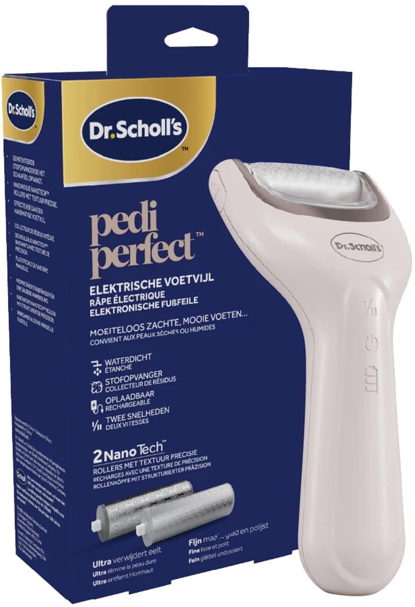 Dr. Scholl's Pedi Perfect Elektrische Voetvijl met Nano Technologie - Eeltvijl - Eeltverwijderaar - Draadloos - Oplaadbaar - Waterdicht: Waarom deze gadget op mijn radar kwam