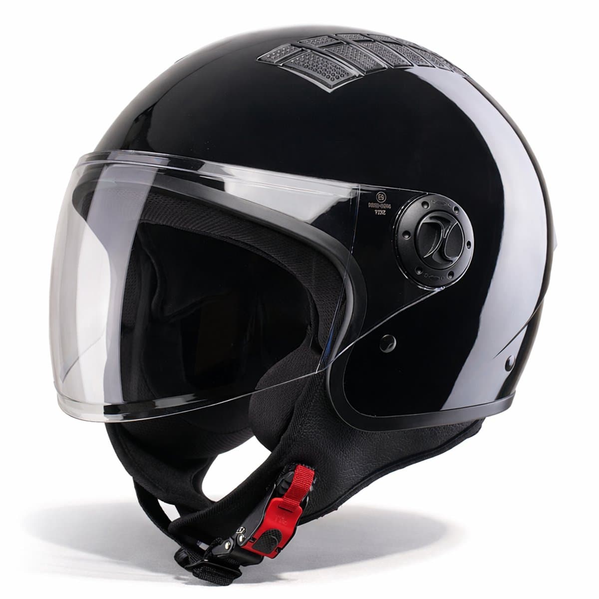 VINZ Como Scooterhelm / Motorhelm Zwart - Voor Heren & Dames - ECE 22.06 Goedgekeurd - Zwart - L (EAN: 8720574321531)