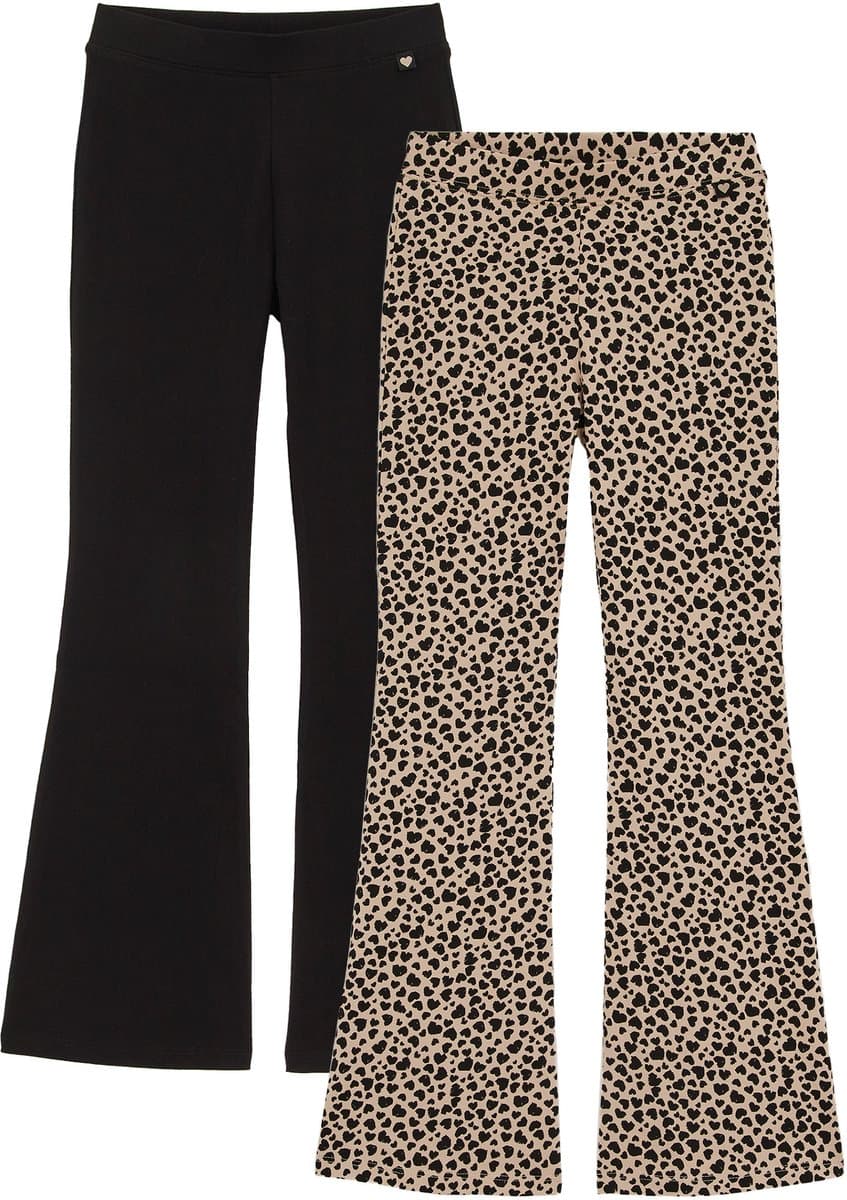 WE Fashion Meisjes flared legging, 2-pack (EAN: 8721128800151): **Comfort en Stijl De Perfecte Combinatie**
