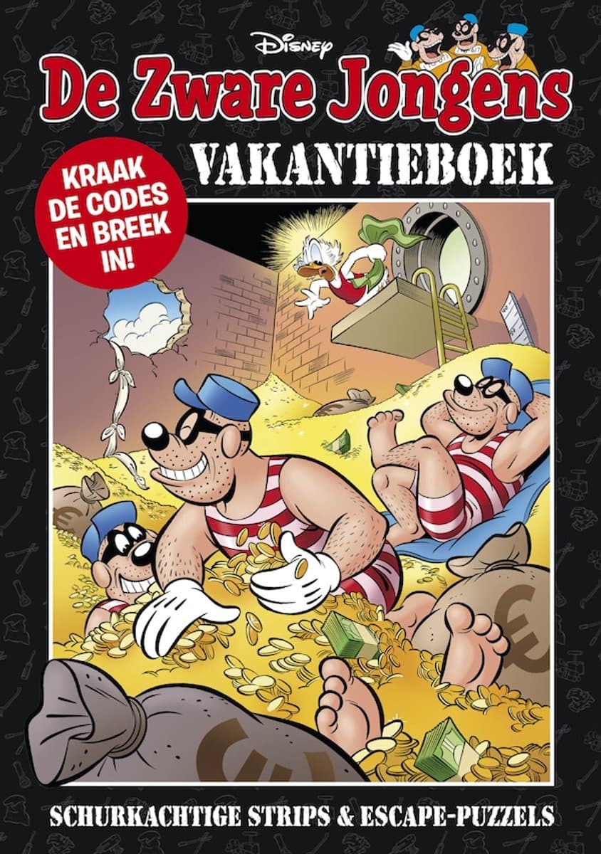 Zware Jongens Vakantieboek 2025 – crimineel goed doeboek vol puzzels voor kinderen – 144 pagina’s (EAN: 8710841424423)