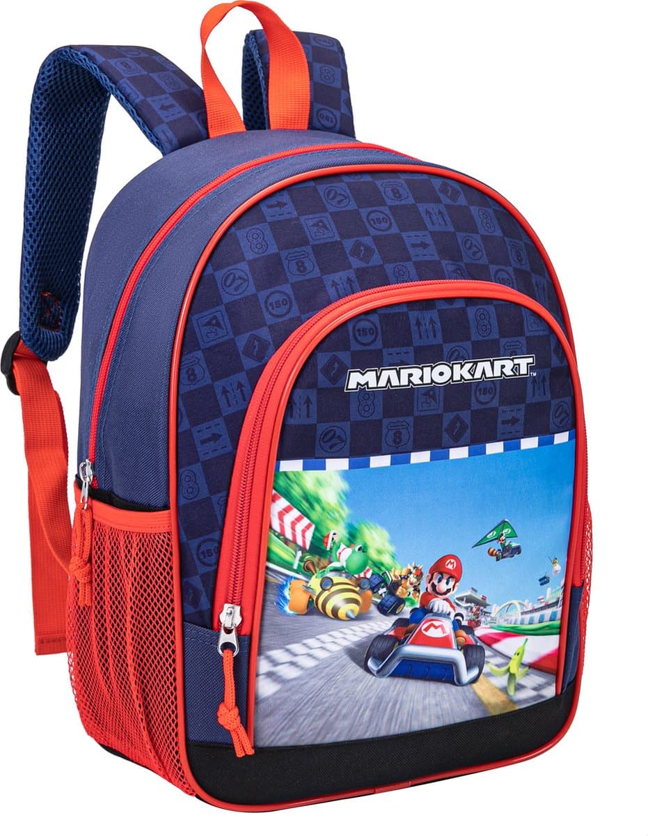 Super Mario Kart Rugzak Meisjes Jongens - Hoogte 33cm (EAN: 3701638702331)