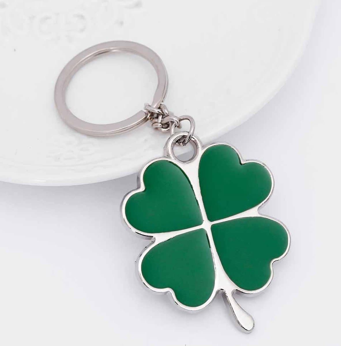 Klavertje Vier Sleutelhanger - Groen (EAN: 0000000000239): 🌟 Waarom ik het leuk vind