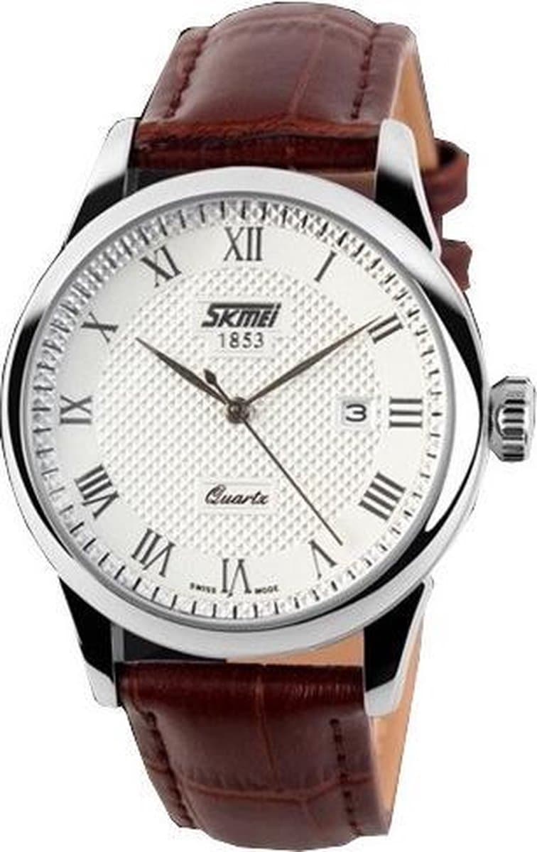 SKMEI Heren horloge 41 mm - Bruin (EAN: 7430436827859)