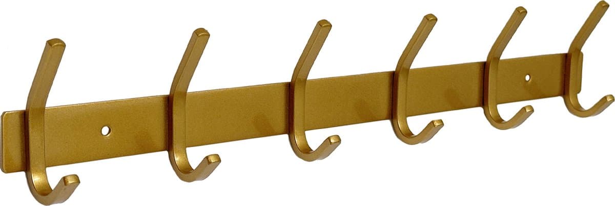 Duna Wandkapstok - 12 Haken - RVS - Muur Kapstok Hangend - Handdoekrek - 3M Tape - Messing (EAN: 8720865541150): Een prachtige keuze voor elke kuchenspel