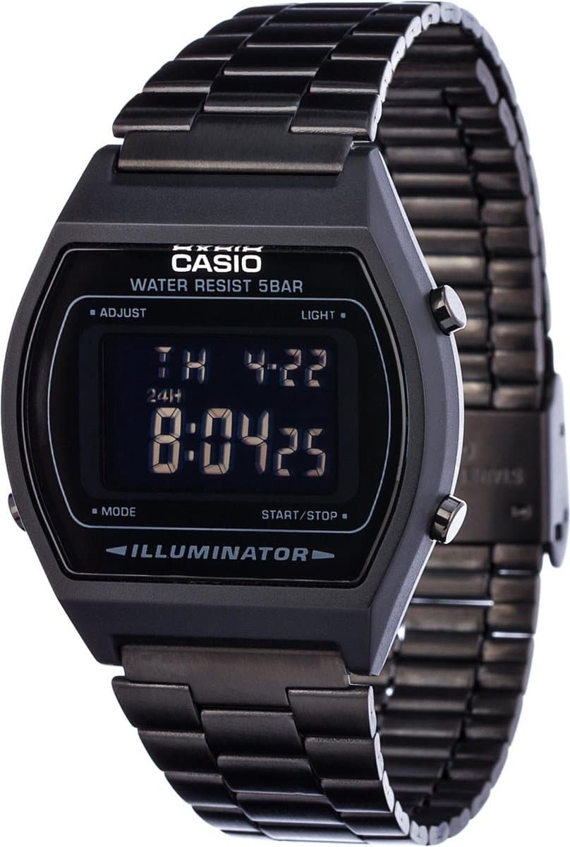Casio Vintage Edgy B640WB-1BEF Heren Horloge - 35 mm (EAN: 4971850958321)