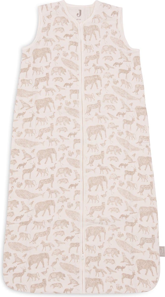 Jollein Baby Zomer Slaapzak Hydrofiel - 90cm - Animals - Nougat (EAN: 8717329380103): Wat is dit eigenlijk