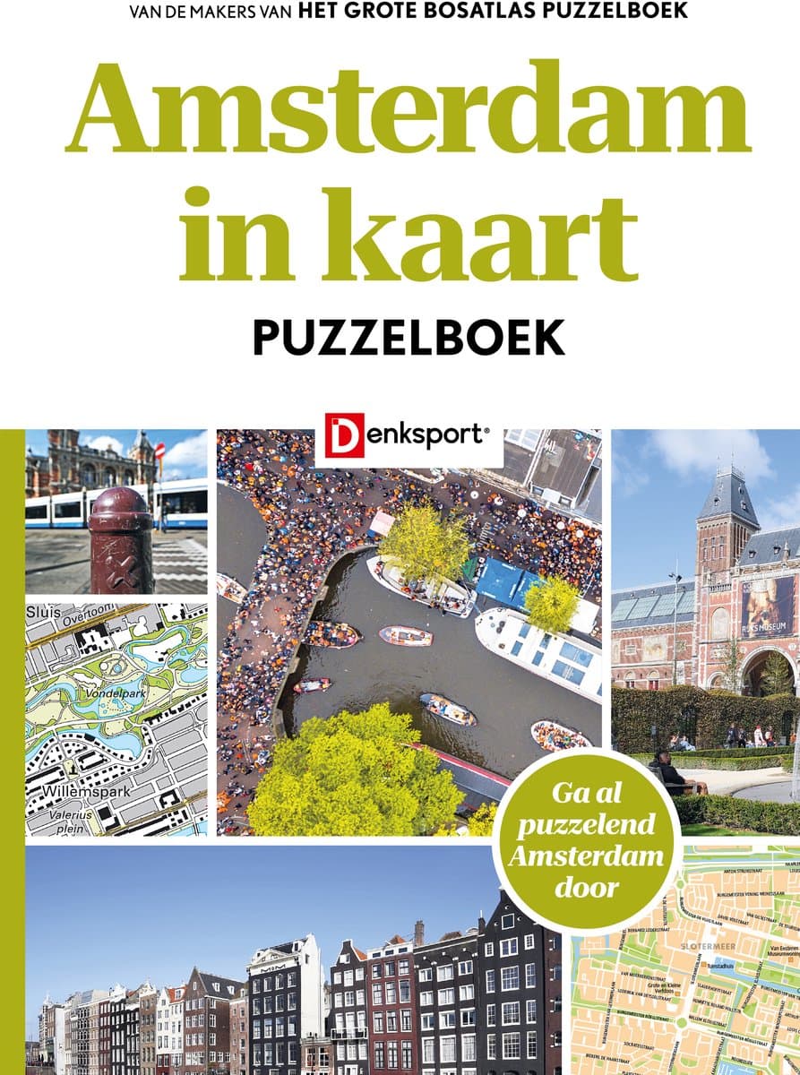 Denksport Puzzelboek - Het Amsterdam in Kaart Puzzelboek (EAN: 9789493361201): 📚 Wat maakt dit puzzelboek zo bijzonder