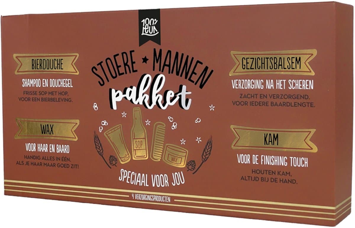 100%LEUK - Stoere mannen pakket (EAN: 7428474263203)