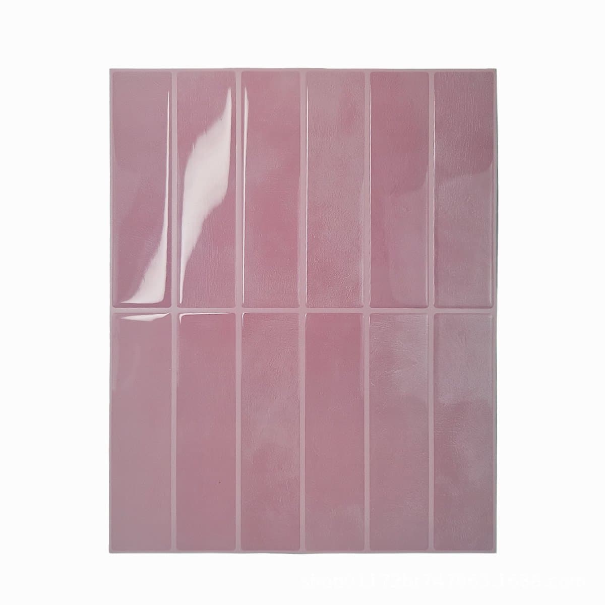 Roze 3D zelfklevende spatbescherming - 4 waterdichte opties, geschikt voor renovatie van keuken- en badkamerwanden (EAN: 6451390827076): De ultieme "lazy DIY" hack