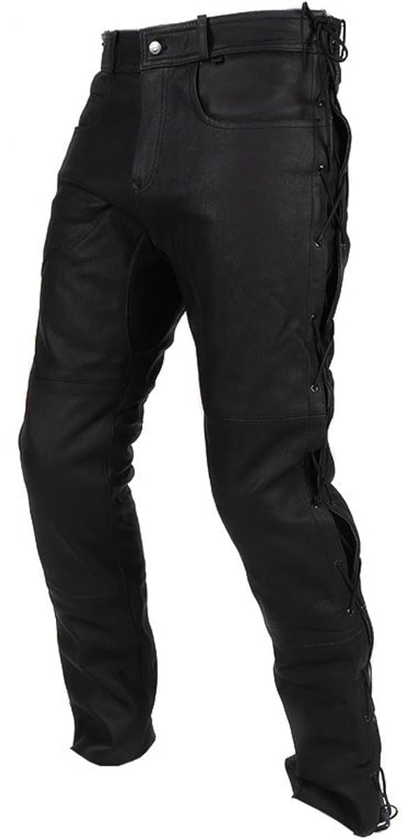 MOTOBLOUZ Motorbroek HELLRIDER Mannen Zwart L CE-gekeurd (EAN: 3665404059961)