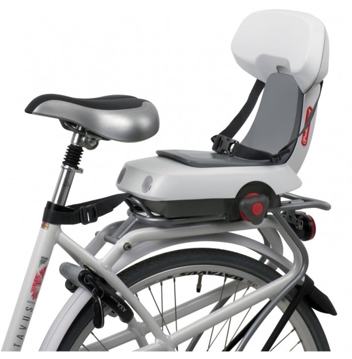 Polisport Guppy Duo junior - Fietsstoeltje Achter - Grijs 8636100001 (EAN: 5604415080609)