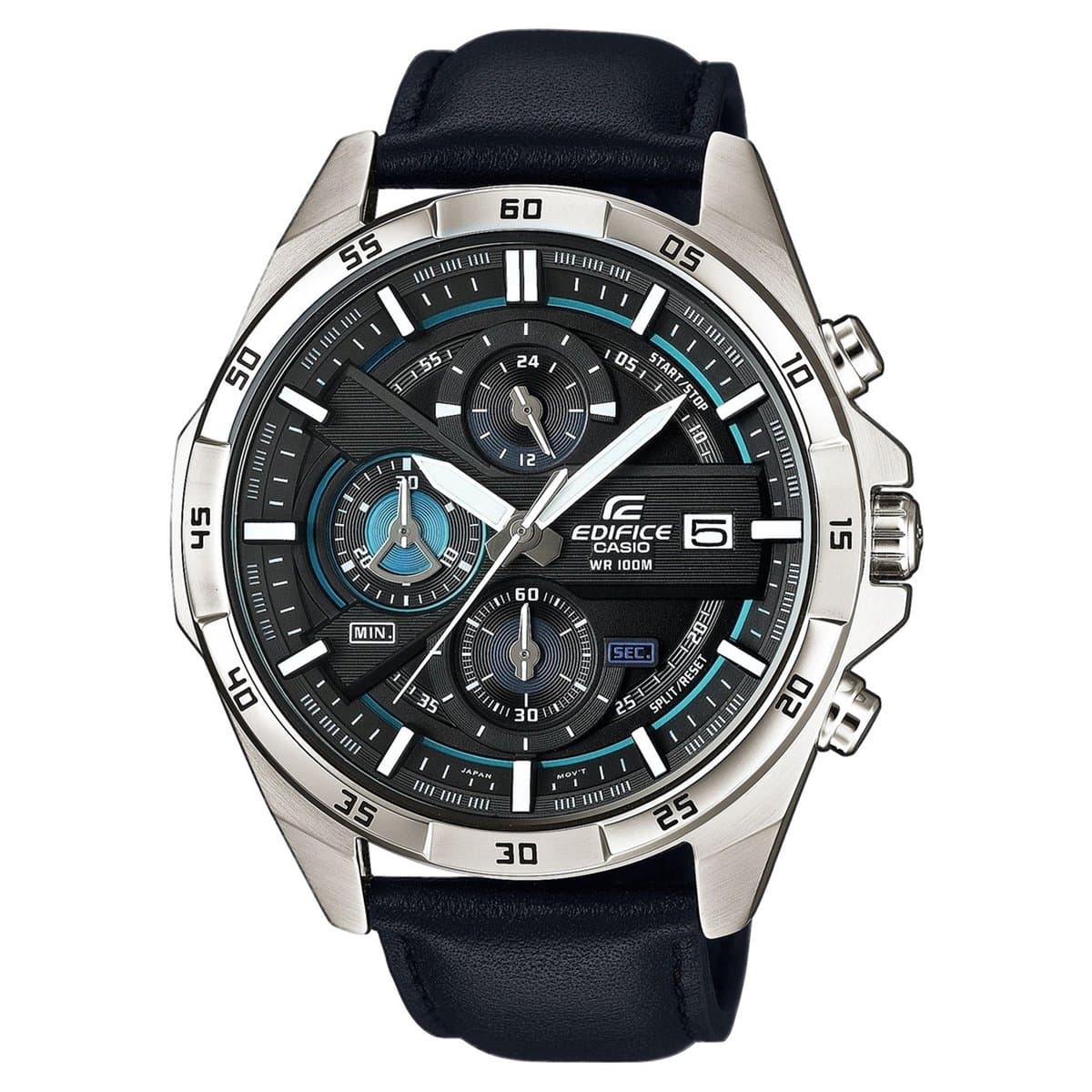 Casio Edifice EFR-556L-1AVUEF Herenhorloge 49 mm - Zwart (EAN: 4549526143250): Eerste indruk robuust en toch stijlvol