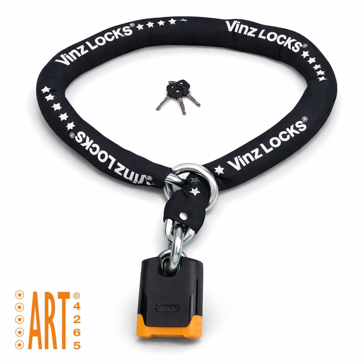 VINZ Batura ART 5 Motorslot - Ultieme Veiligheid - ART 5 Goedgekeurd Voor Verzekering Motor, Scooter & Bakfiets (EAN: 8719425236698)