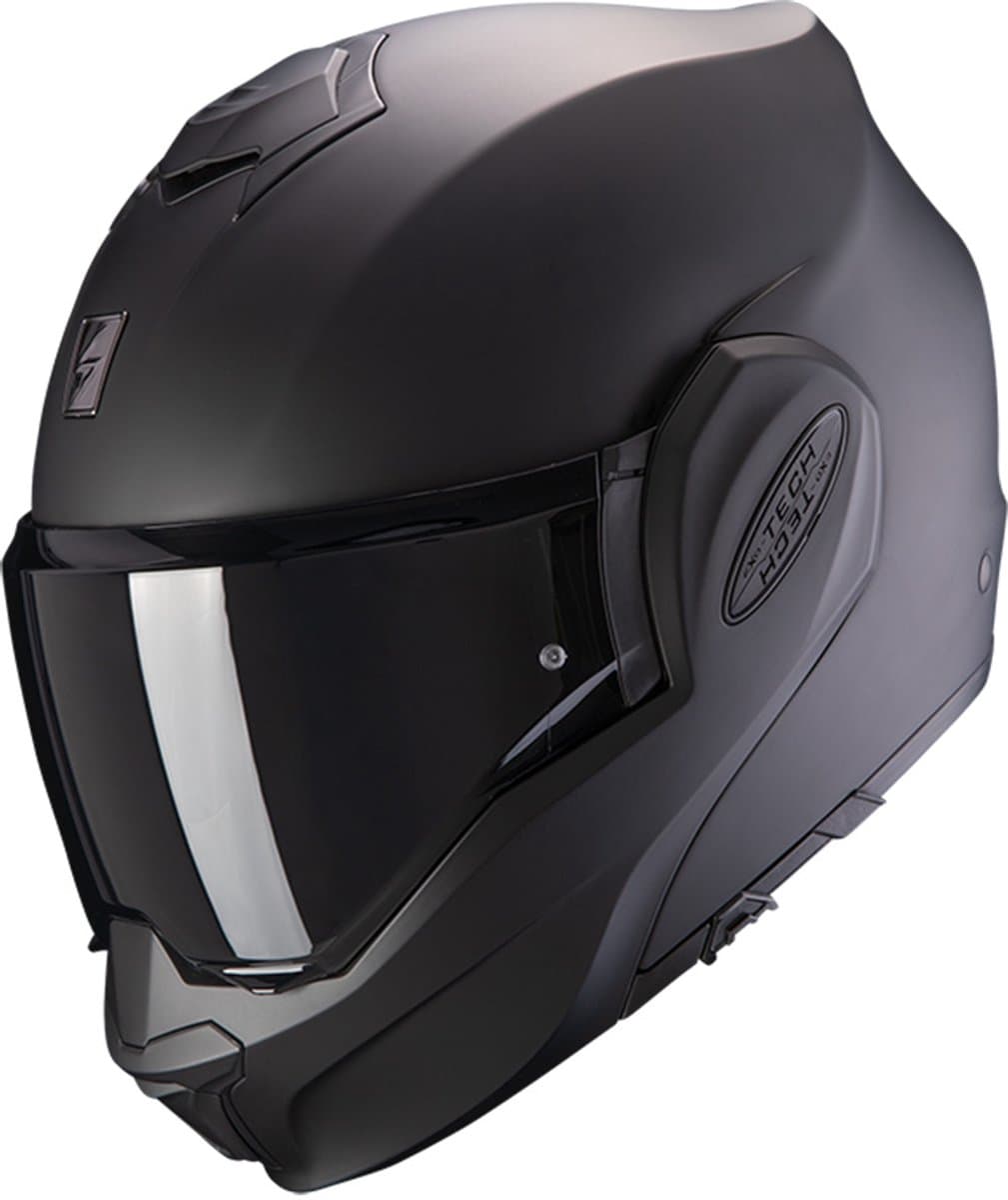 Scorpion Exo-Tech Evo Matt Black - Systeemhelm - Maat M - Motorhelm - ECE 22-06 gekeurd (EAN: 3399990107194)
