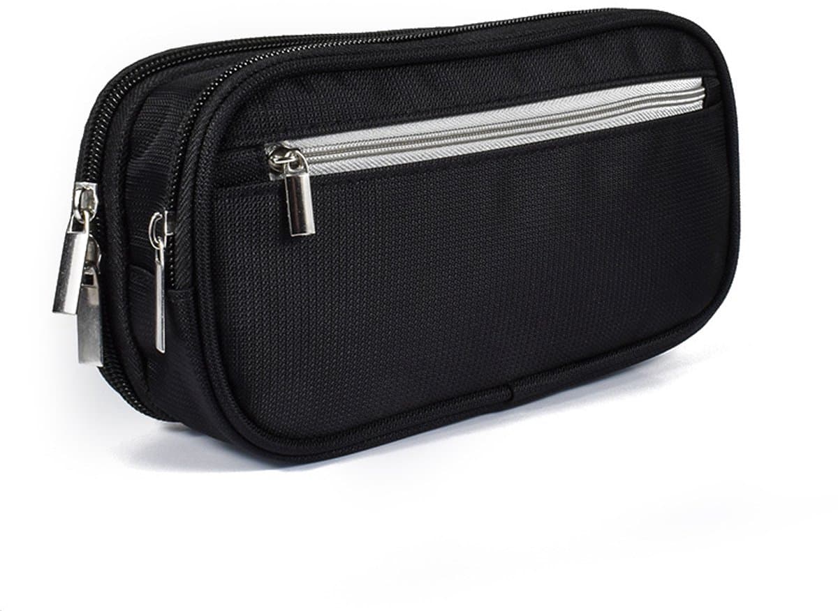 Etui - Pennenzak - Grote Capaciteit - Pennenetui - Schooletui - 21X10X6CM - Schoolbenodigdheden en Kantooropslag - Terug naar school - Voor meisjes, jongens en volwassenen - Zwart (EAN: 9010050383603)
