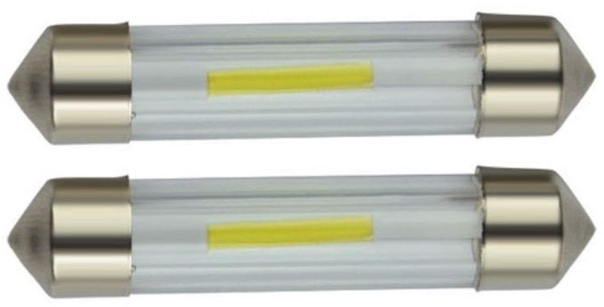 C5W Autolamp 41mm - 2 stuks - LED Festoon - Filament Warmwit 3000K - 12V DC - 2W (EAN: 8721335210125): **Waarom deze lamp Een beetje hype, veel substance 💡**