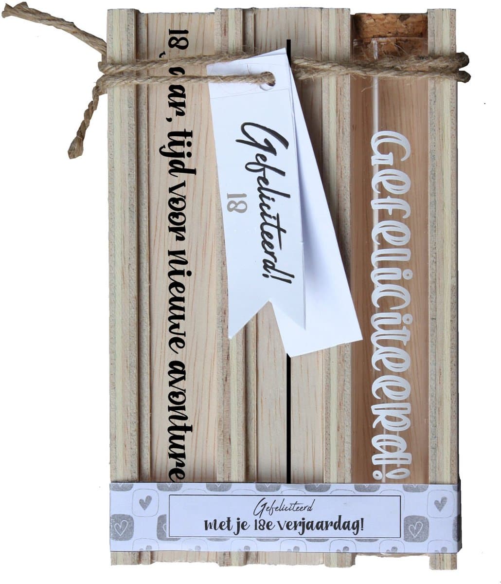 18 jaar cadeaus - 18 jaar verjaardag - cadeau 18 jaar - geldcadeau 18 jaar - 18 jaar geldgeschenk - kadotip 18 jaar (EAN: 6019932799733)