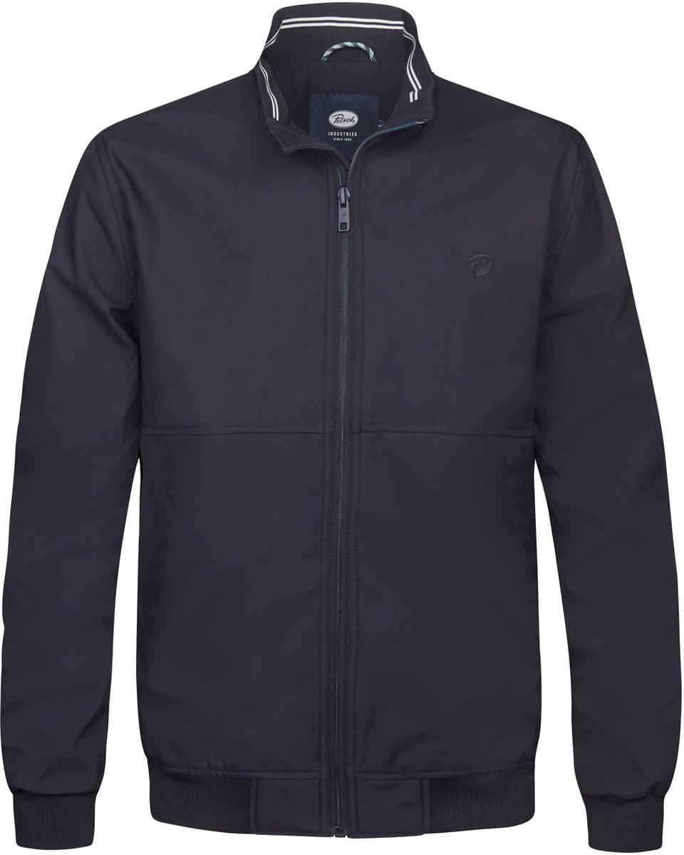 Petrol Industries Bomberjack Heren - Bomber Jacket -Mannen Normale Pasvorm - 100% Polyester - Geribde Kraag - Ritssluiting Jas - Mouwzakje - Zwart - Maat L (EAN: 8721112278881)