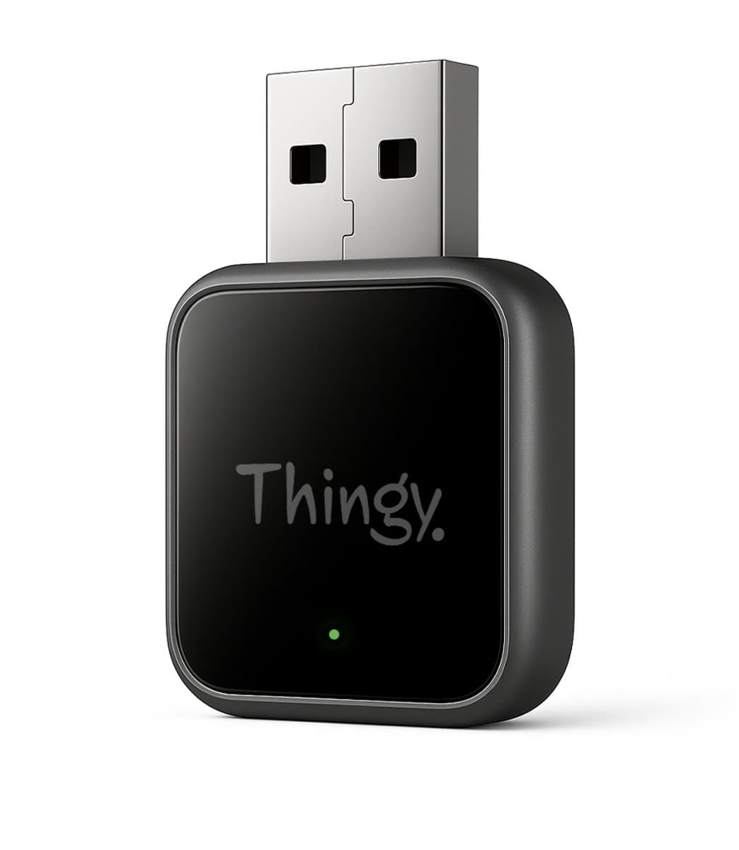 Thingy® 4-in-1 CarPlay Dongle - Draadloos Carplay & Android Auto - Screen Mirroring - Cast Youtube & Tiktok - Snelle & Stabiele Connectie (EAN: 8721008018386)