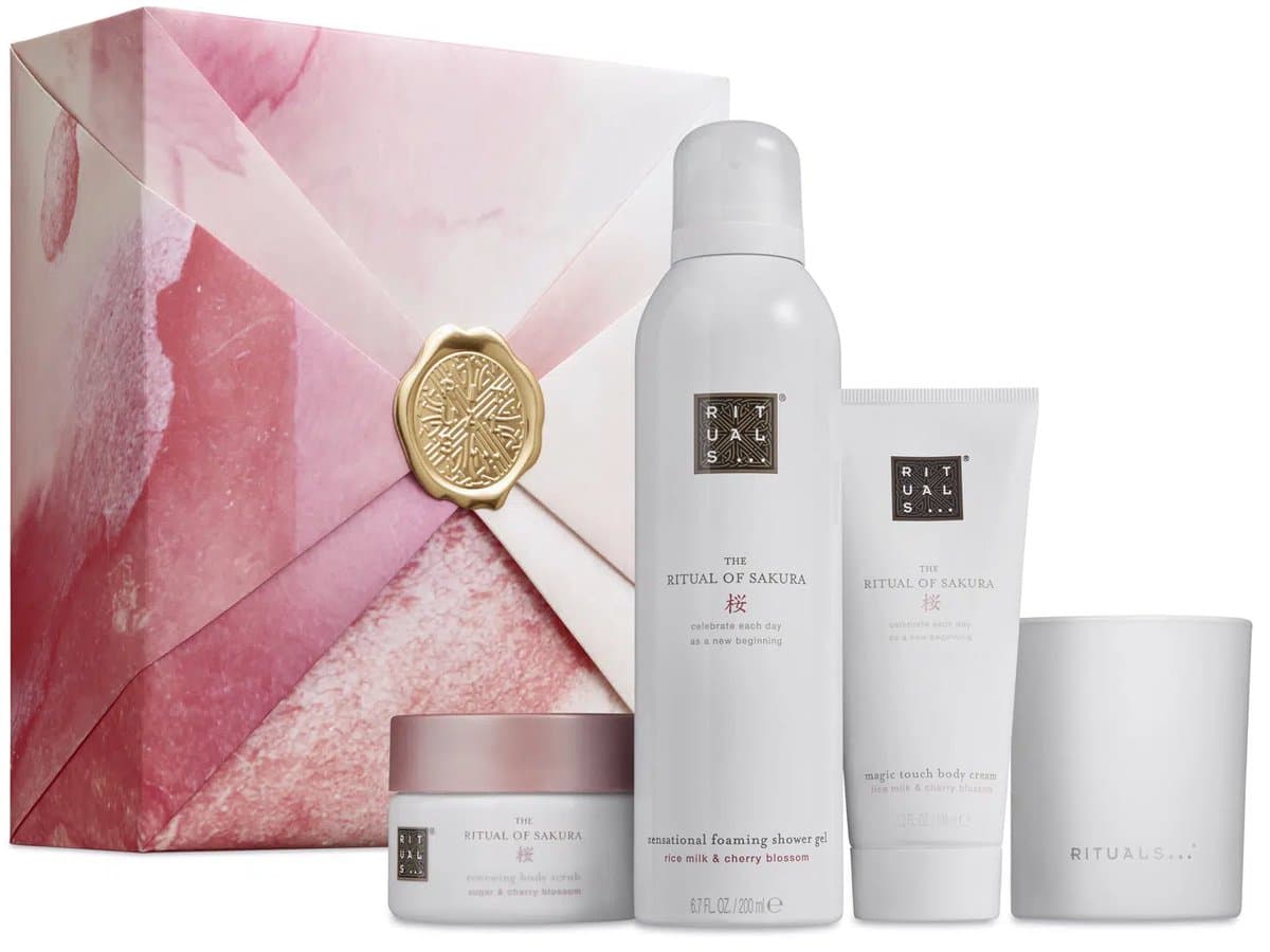 Rituals The Ritual Of Sakura 4 Pieces M Set inhoud 565ml (EAN: 8720296037789): **Wat zit er in de set**