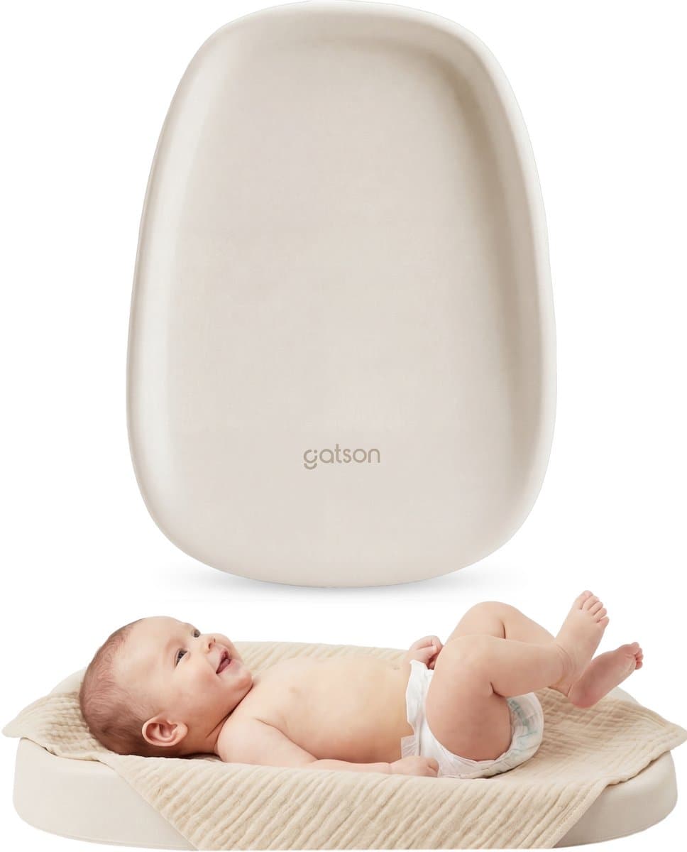 Gatson Aankleedkussen - Inclusief Hydrofiele Doek - Hygiënisch & Comfortabel Verschoonkussen - Verschoonmatje - Verzorgingskussen - Waskussen Baby - Verschoningsmatje - Verschoningskussen - Babyshower (EAN: 8721161667230)