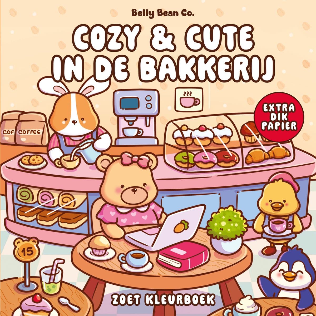 Cozy & cute in de bakkerijZoet kleurboek (EAN: 9789000405015)