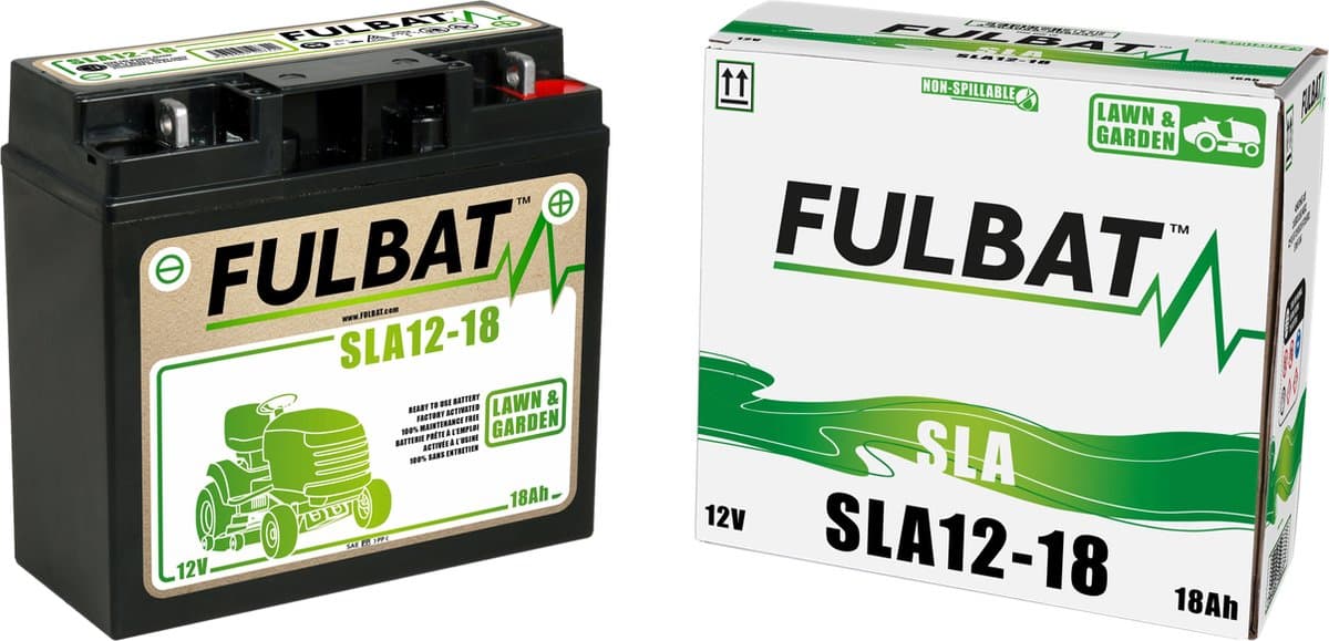 Fulbat Accu Fulbat SLA12-18 SLA 12V 18Ah onderhoudsvrij (o.a zitmaaiers) (EAN: 3564095506337)