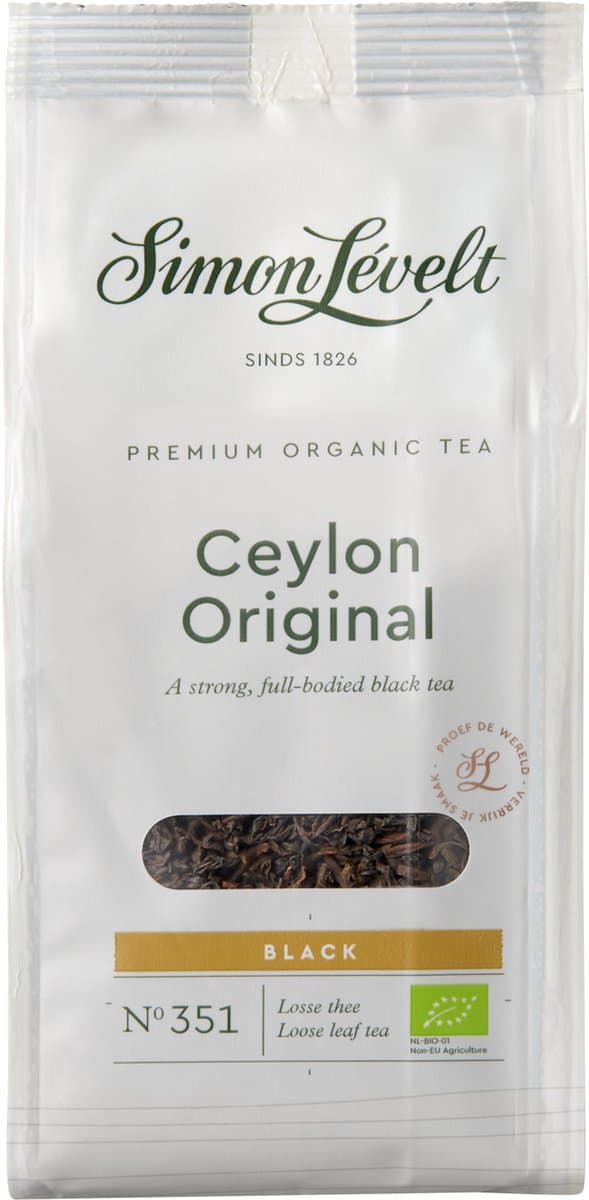 Simon Lévelt | Ceylon Original Premium Organic Tea - 90 gram losse thee (EAN: 8711138664140)