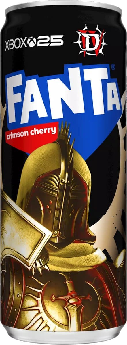 Fanta - Crimson Cherry - 12 x 0,25 Liter blik - Appel-Kers Frisdrank (EAN: 5000112692761)