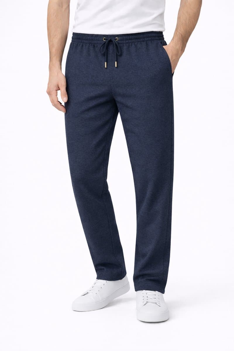 ROSS CAMP joggingbroek heren - rechte pijp volwassenen lang - Marineblauw L (EAN: 4064114232944)