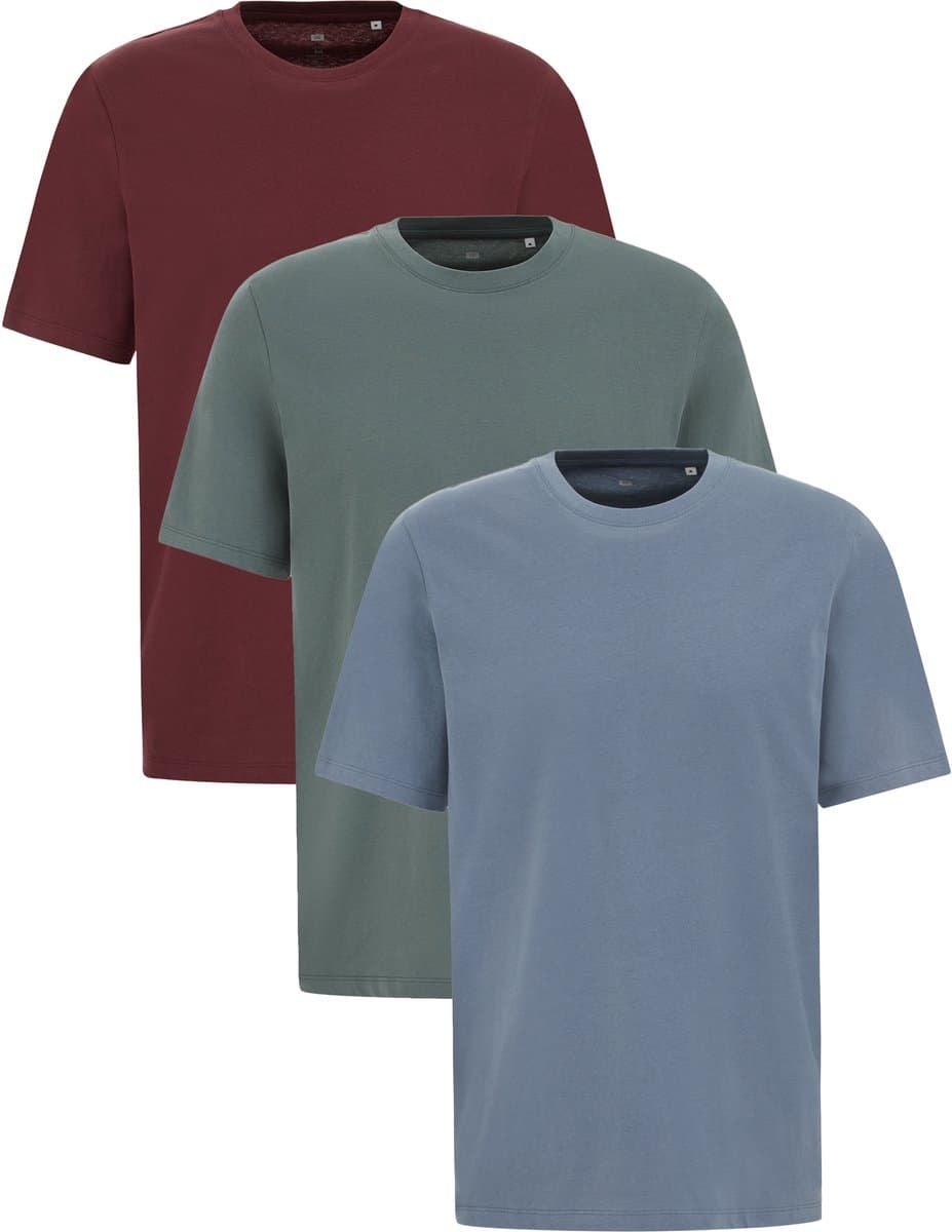 WE Fashion Heren Regular fit t-shirt van 100% katoen, 3-pack (EAN: 8721128889316): 🧵 Waarom katoen de beste keuze is voor jouw garderobe