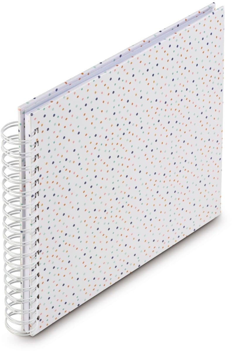 Spiraalalbum Confetti, 28x24 cm, 50 witte pagina's (EAN: 4007249077370): **Wat is het Spiraalalbum Confetti**