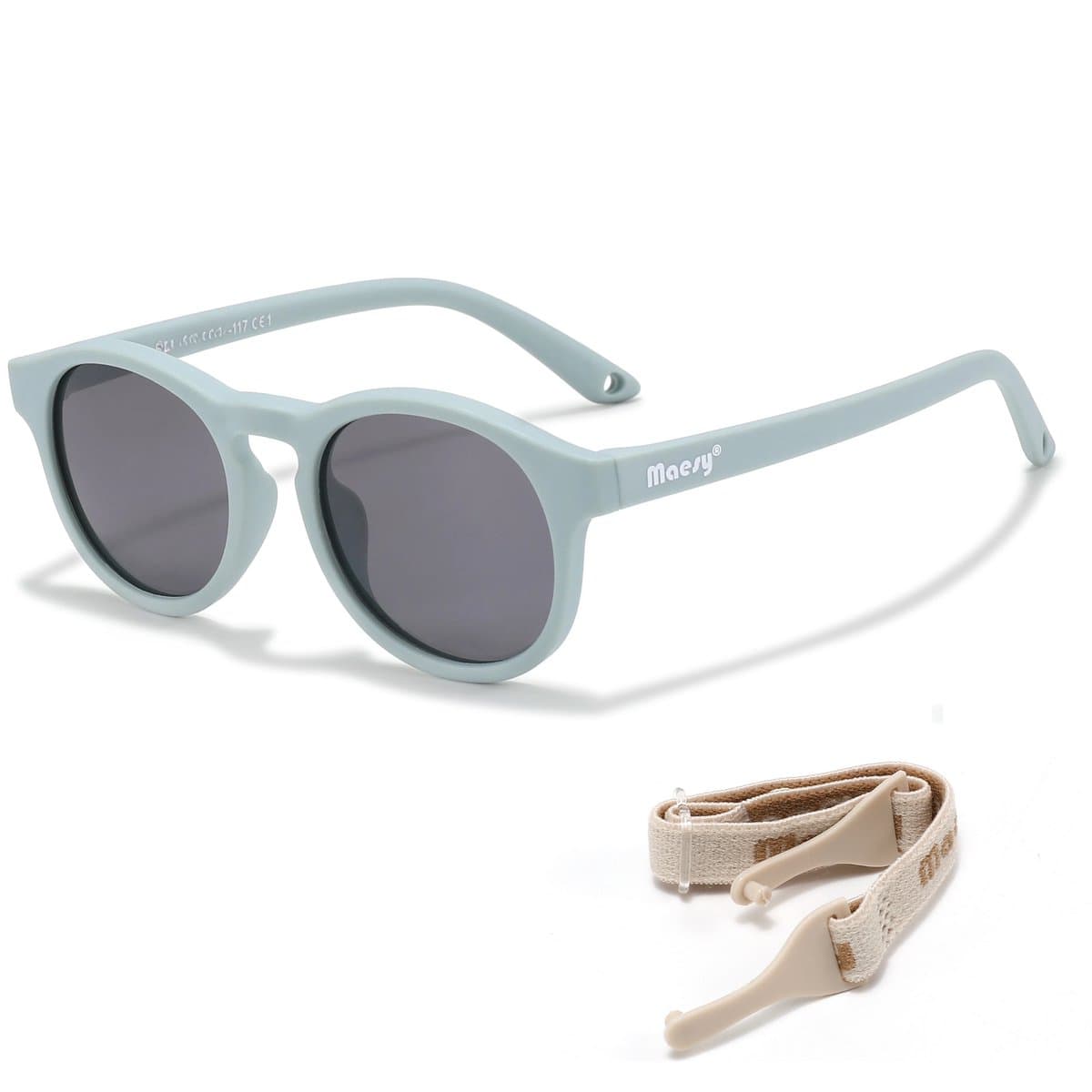 Maesy Baby Zonnebril Bowi - 1 t/m 3 jaar - Elastiek - Flexibel - UV400 Bescherming - Zonnebril Kind - Licht Blauw (EAN: 8720299855205): Waarom ik deze zonnebril testte