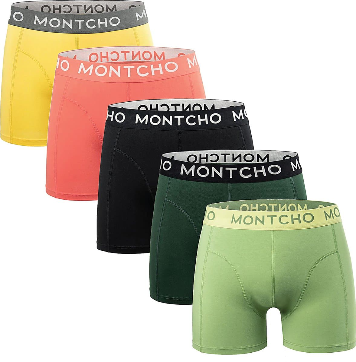 Heren Boxershorts - Onderbroeken Heren - Boxershorts - Ondergoed - Mellow Shades - 5 Voordeelpack - Maat: (S - XXL) - Dazzle Series - MONTCHO (EAN: 8720634512312)