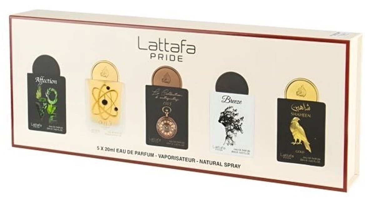 Lattafa - Pride - Giftset No.1 - 5x20ml Unisex Fragrance (EAN: 6290362348108): Wat de community al fluistert 🌟