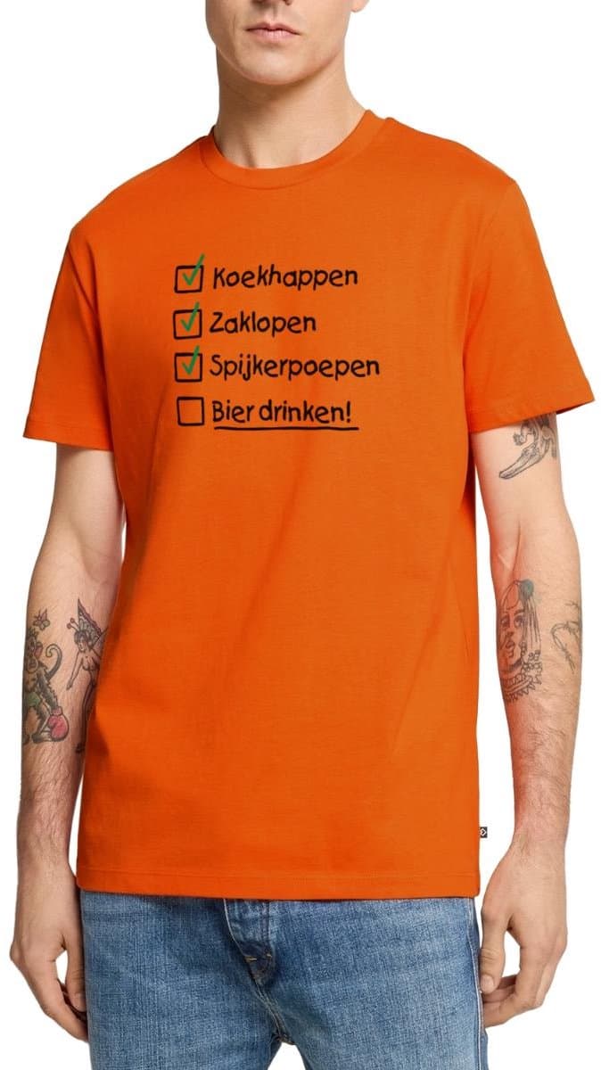 To-Do-Lijst Voor Koningsdag Premium T Shirt Heren (EAN: 4070771032872)