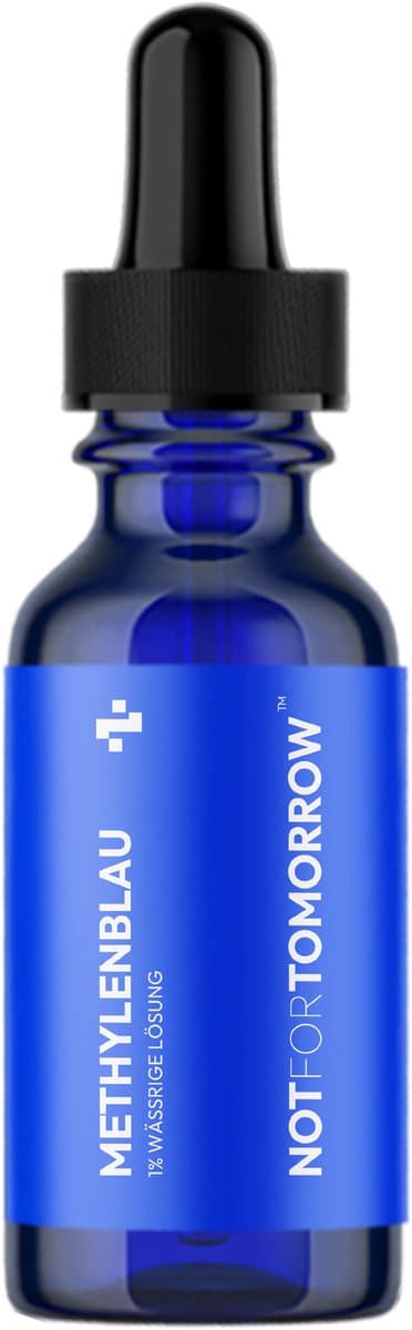 NOTFORTOMORROW - Methyleenblauw - 1% oplossing (farmaceutische kwaliteit) - 60ml - Methylene blue (EAN: 8720688003033): Wat is het eigenlijk