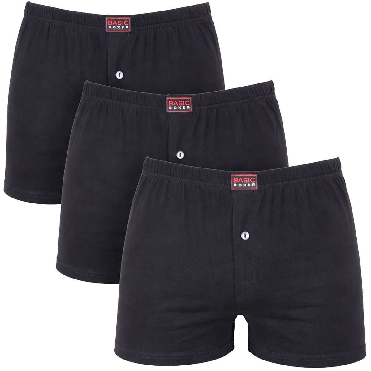 Basic 3-Pack wijde Heren boxershorts zwart maat M (5) (EAN: 7444727440474): 🧵 Eerst even de context