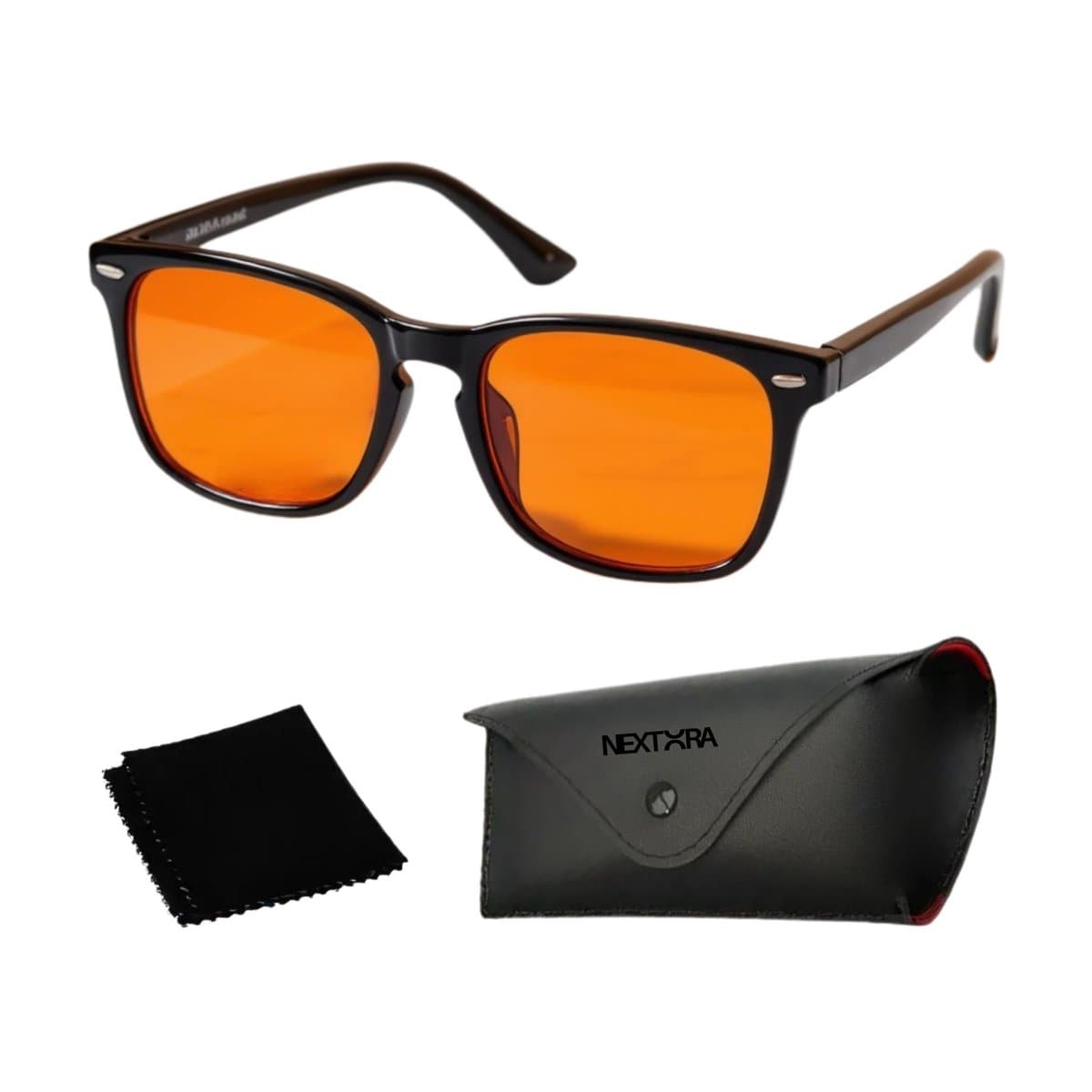 Nextora Nachtbril - Blauw Licht Bril - Nachtbril Auto - Unisex - Zwart (EAN: 8720892547873)