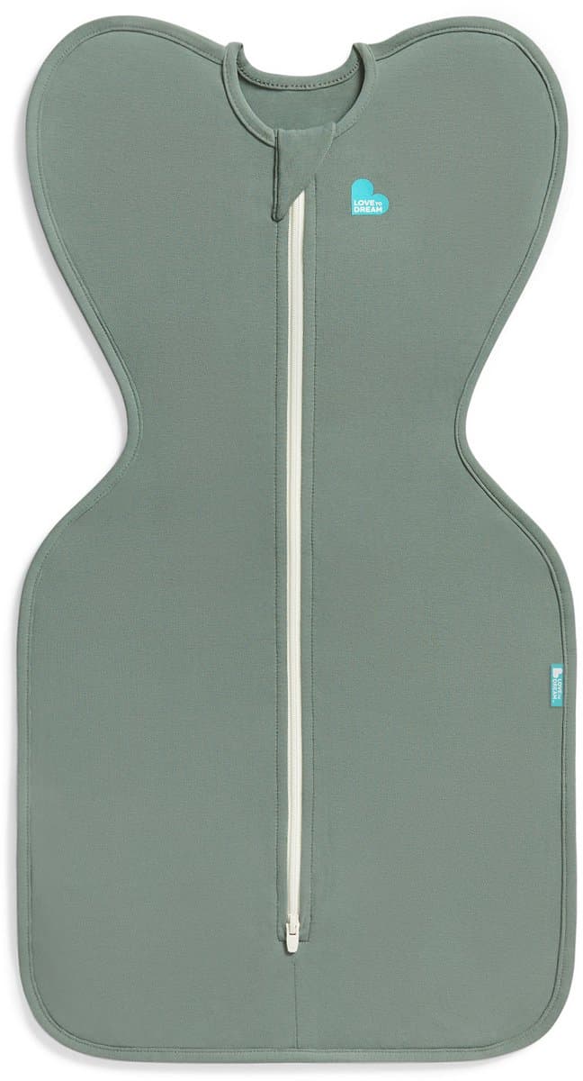 Love to Dream™ Babyslaapzak Swaddle Up™ - Inbakeren - Baby 0-3 maanden - 3.5-6 kg - All season - Deep olive (EAN: 9343443107891): Een praktisch en comfortabel kussen voor de baby