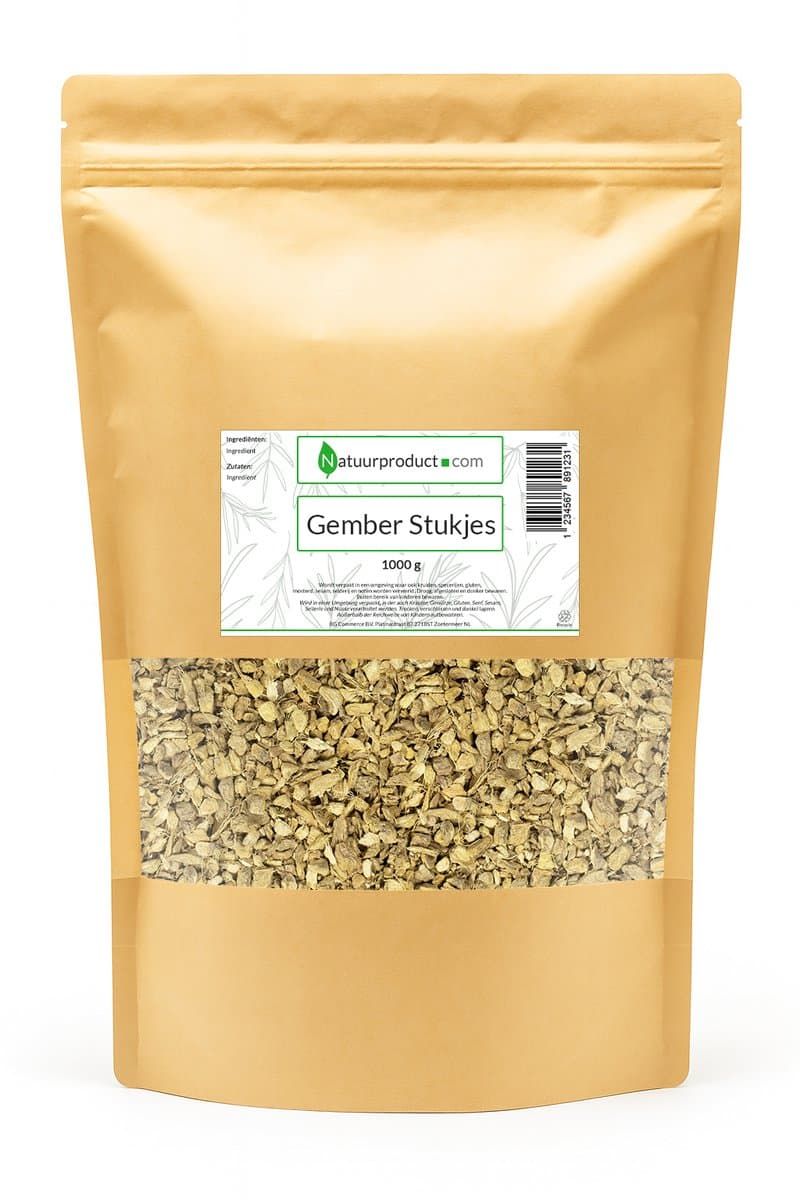 Natuurproduct Gember voor Kruidenthee - 1000 gram - 100% Puur voor Pittige & Verwarmende Gemberthee - Gedroogd & Cafeïnevrij (EAN: 8721161414063): Waarom gemberthee mijn nieuwe huis-tuin-en-keukenritueel is 🌿