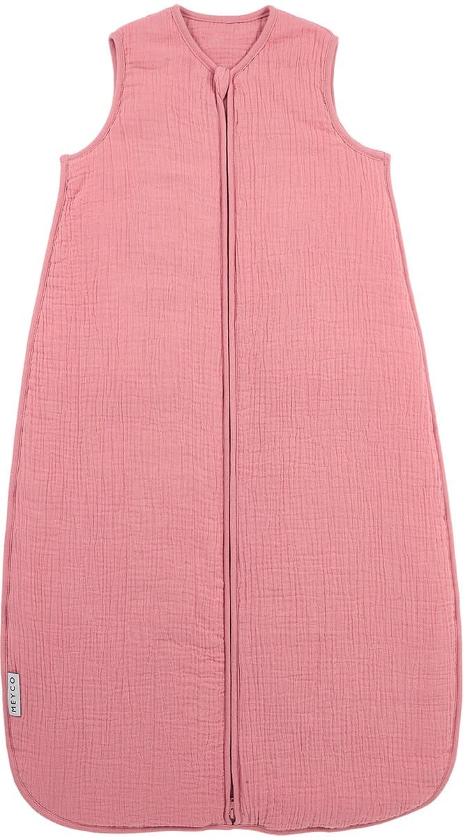 Meyco Baby Uni Baby Slaapzak Gevoerd - Pre-washed Hydrofiel - Rose - 70cm - 2.0 TOG (EAN: 4054703000146): ✨ Waarom een slaapzak in het eerste levensjaar