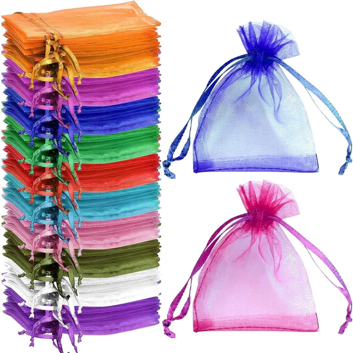 100 stuks gemengde kleuren organza zakjes, 7 x 9 cm cadeauzakjes met trekkoord, sieraden, cosmetica, snoepzakjes voor feesten, bruiloften, Kerstmis, babyshowers (EAN: 7432235179184): Een beetje context – waarom ik hier zo enthousiast over ben