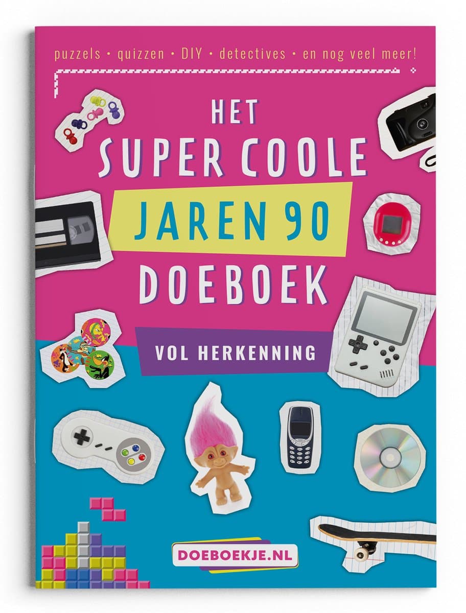 Super Coole Jaren 90 Doeboek - puzzels varia, quizzen, detectives, spelletjes en ideeën - voor volwassenen (EAN: 9789083441030): Wat is dit ding precies