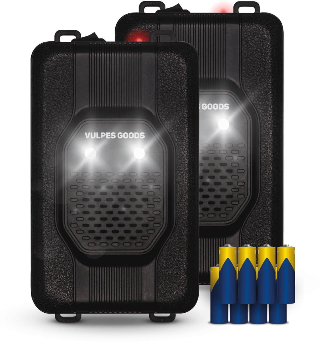 Vulpes Goods® Verjager - Marterverjager - Ongedierteverjager - Multifunctionele Set Binnen & Buiten - Batterijen, 12V & Auto accu - Marters, Muizen & Ratten - Steenmarter Verjager PRO - 2 stuks - Incl. Batterijen (EAN: 8720648259869): Waarom dit p...