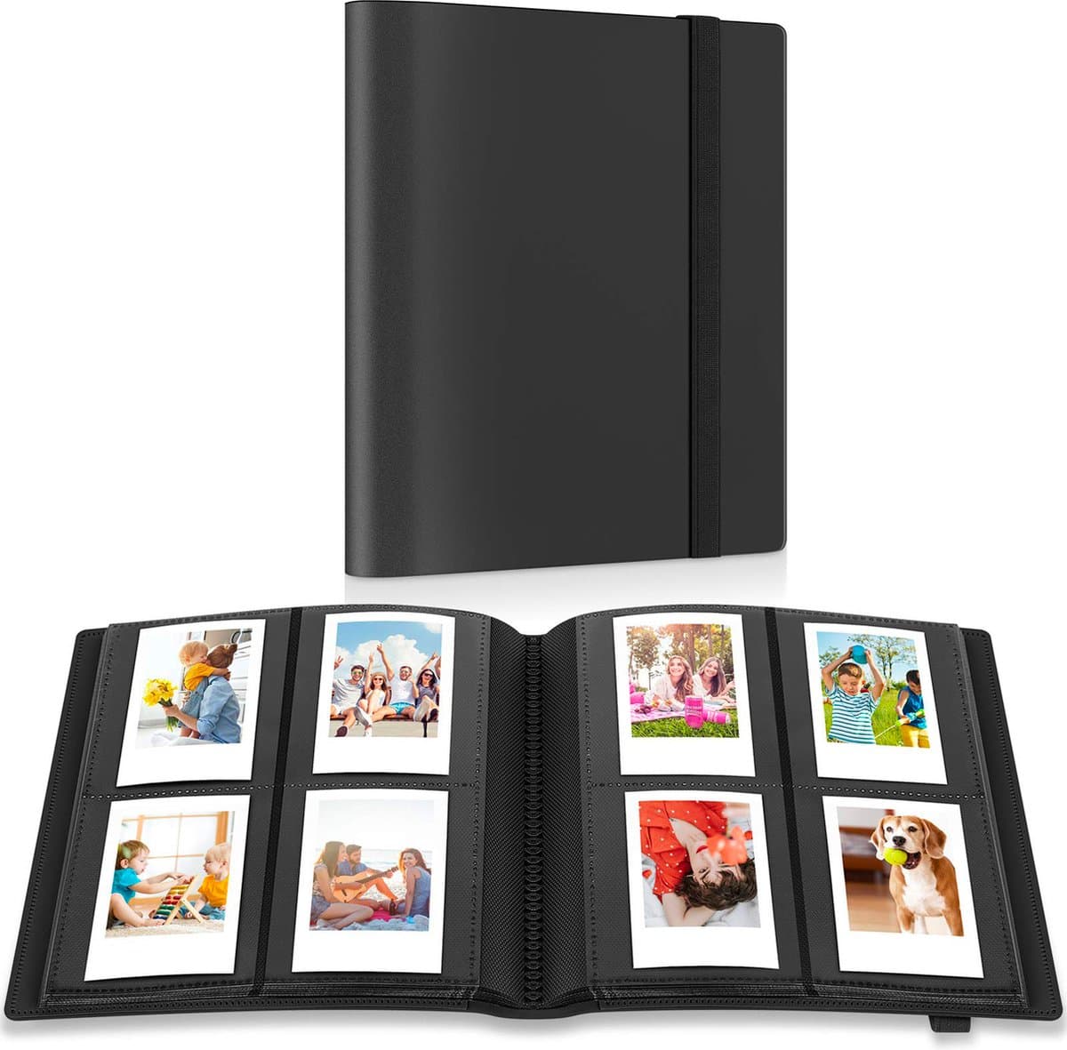 YONO Fotoalbum - Geschikt voor Polaroid - Fujifilm Instax Mini 12 - 160 Foto’s - Fotoboek - Zwart (EAN: 8720595020222): Waarom dit album mij direct aansprak