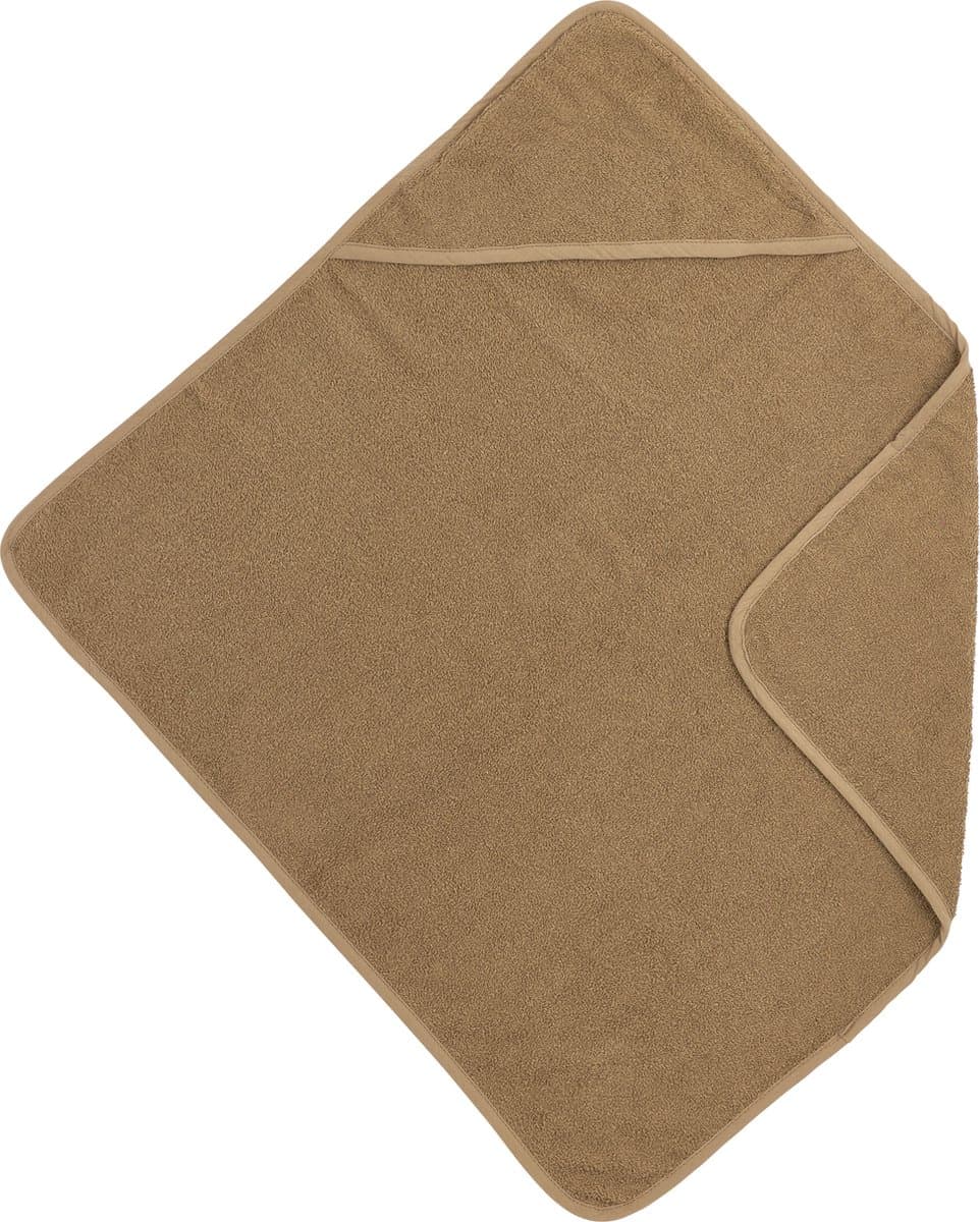 Meyco Baby Uni badcape - badstof - toffee - 75x75cm (EAN: 4054703617719)